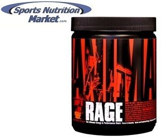 Universal Nutrition Animal Rage Powder Orange 351 Grams