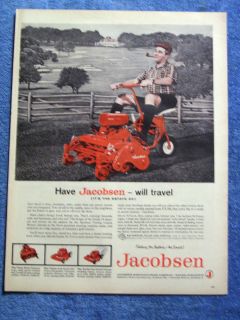  Vintage 1959 Homko 22" Thunderbird Lawn Mower Ad
