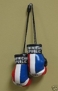  Dominican Republic Flag "Mini Boxing Gloves"