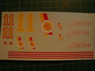 Nascar Decals, JNJ, Cale Yarborough Chevy 1975 77, Holly farms, new 1 