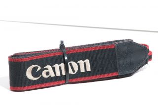 Canon Genuine Black Red Stitch Camera Neck Strap