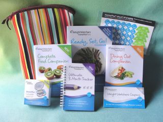 Weight Watchers 2012 DELUXE Kit CALCULATOR Plan Instructions Striped 