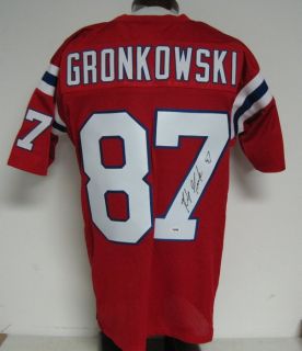 Rob Gronkowski Patriots Signed Autographed Jersey PSA DNA