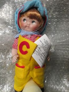Campbell Kids Porcelain Collectible Doll NIP Campbell Soup