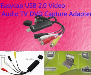 USB 2 0 VHS to DVD Converter Adapter Video Capture Card