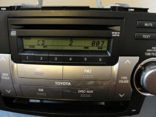 2008 2010 Toyota Highlander CD  WMA Car Stereo Radio 86120 48E40 C0 
