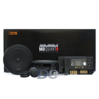 MB Quart QS216 6 5 2 Way Car Audio Component Speakers