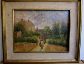 Oil on Canvas Painting Impressionism Camille Pissarro