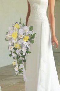Canary Yellow White Calla Lily Bridal Bouquets Wedding Flowers