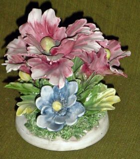  Vintage Capodimonte Flowers
