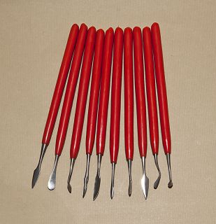 Set of 10 Wax Carving Tools Candle Making