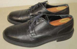 GF Cappelletti Black Leather Shoes 42 8 5 Made in Italy