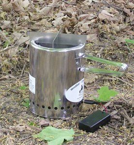 Wood gas Camp Stove LE eco hiking camping burner woodgas biomass 