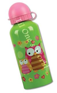   Girl Owl Stainless Steel Drinking Water Bottle 13 5oz New
