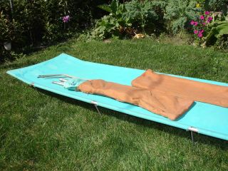 STEEL / CANVAS COLLAPSIBLE CAMPING COT –  GR8 SHAPE 