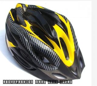 Carbon Fiber Bicycle Helmet Mountain Riding Red Ultralight Helmets 