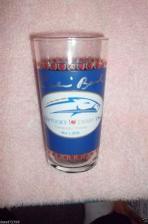   Kentucky Derby Official Glasses SUPER SAVER Signed by Calvin Borel New