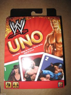 NIB WWE WRESTLING UNO PLAYING CARDS CARD GAME  I SHIP 