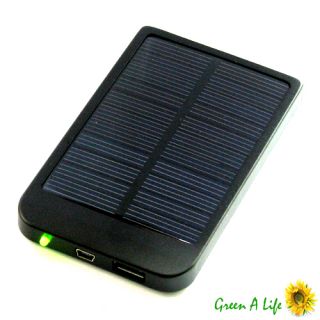 2600mAh Solar Panel Powered Power USB Battery Charger for Mobile Phone 