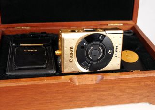 Canon ELPH Limited Edition Gold 60th Anniversary APS film camera Mint 