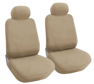 2pc Front Car Seat Covers Compatible with Nissan Ply 2pc Tan