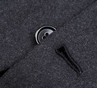 RARE $6500 Caraceni Rome Bespoke Grey Flannel Suit 48