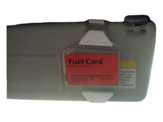 Fuel Gas Card Holder for Vehicle Visor Great for Fleets