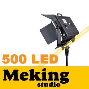 Pro 500 LED Video Light Kit Camera Camcorder Lighting F Canon Nikon 