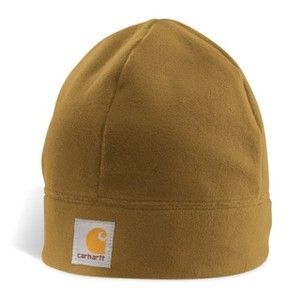 Carhartt Brown Fleece Sock Cap Hat Beanie New A207