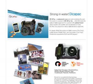 DiCAPac WP 610 Digital Camera Waterproof Housing Underwater Soft Case 