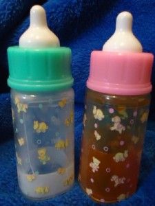 My Little Cuddles Magic Milk Juice Doll Bottle Set Lot