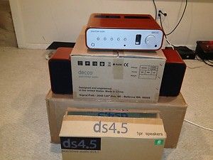 Peachtree Audio Cherry Preamp and Speakers DECCO2 DS4 5