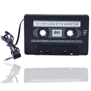 New Car Cassette Tape Adapter for New iPhone 5 4 4S  iPod Nano CD 