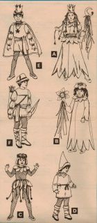 Boys Girls Halloween Costume Princess Flower Elf Gnome Prince Pattern 