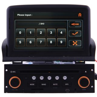 Car GPS Navigation System DVD Player for Peugeot 307
