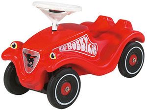    Along Big Bobby Car Classic Red Push Along Ride on Toy Holds 220LB