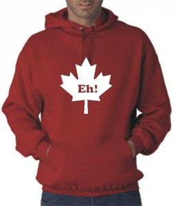 Canada EH Canadian Hockey Team Maple Leaf Hoodie T Shirt Sweatshirt 