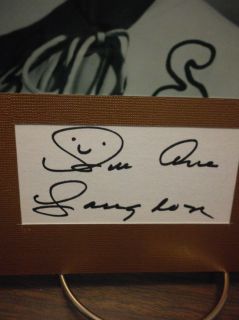 Sue ane Langdon Autograph Gorgeous Display Signed Signature COA 