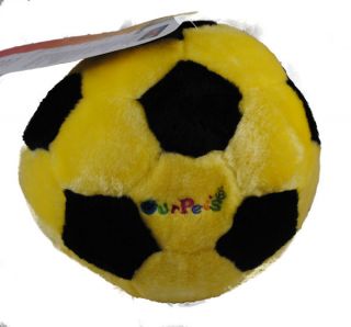 Play N Speak Record Message Soccer Ball Plush Dog Toy