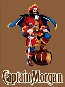 Captain Morgan Cornhole Game Bean Bag Decal Sticker 18 Set Color Free 