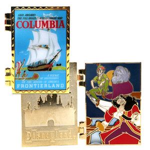   Posters Frontierland Sailing Ship Peter Pan Captain Hook Pin