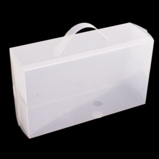   included 1 x clear plastic shoe box boot boxes shoebox storage sets