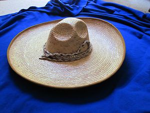   Authentic Mexican FidePal Sombrero Cardenas Straw Hat Hencho In Mexico