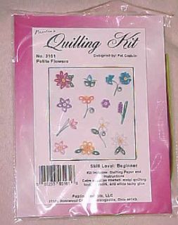 new quilling kit beginner level petite flowers straight from a recent 