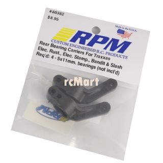 RPM Rear Bearing Carriers for Traxxas Electric Rustler Stampede Bandit 