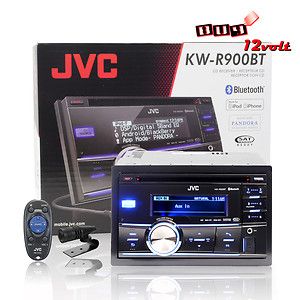JVC KW R900BT In Dash AM/FM/CD Car Stereo Receiver w/ Bluetooth/USB 