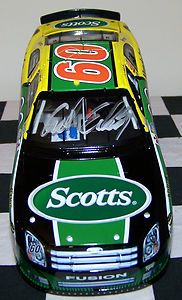 Carl Edwards Diecast Autographed Scotts Ford Fusion RARE 2007 Busch 