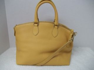 Dooney and Bourke Dillen Leather Satchel in Chamois