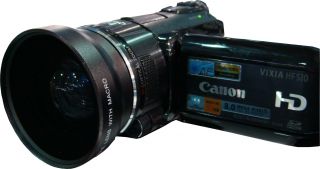 wide angle len for canon vixia hf g10 digital camcorder 58mm 100 % 