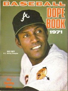 1971 The Sporting News Baseball Dope Book Rico Carty